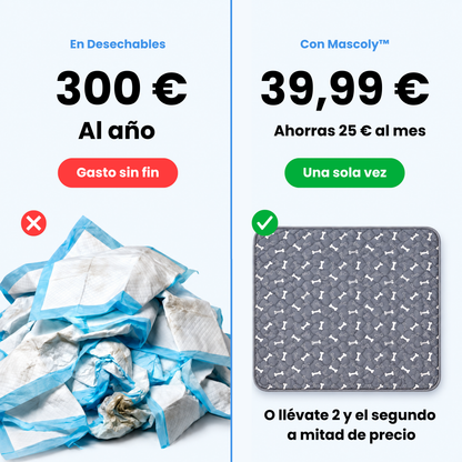 Mascoly™ – Empapador lavable con feromonas para perros